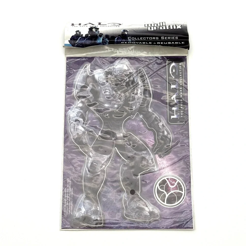 Halo Wars Wall Graffix Removable Skins 2009 Spartan Elite Decals Sealed